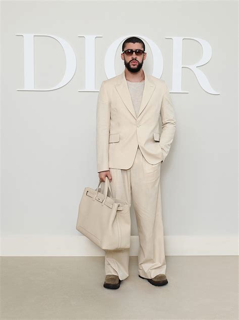 dior bad bunny|Front Row at Dior Men Spring 2025 Men’s Collection [PHOTOS].